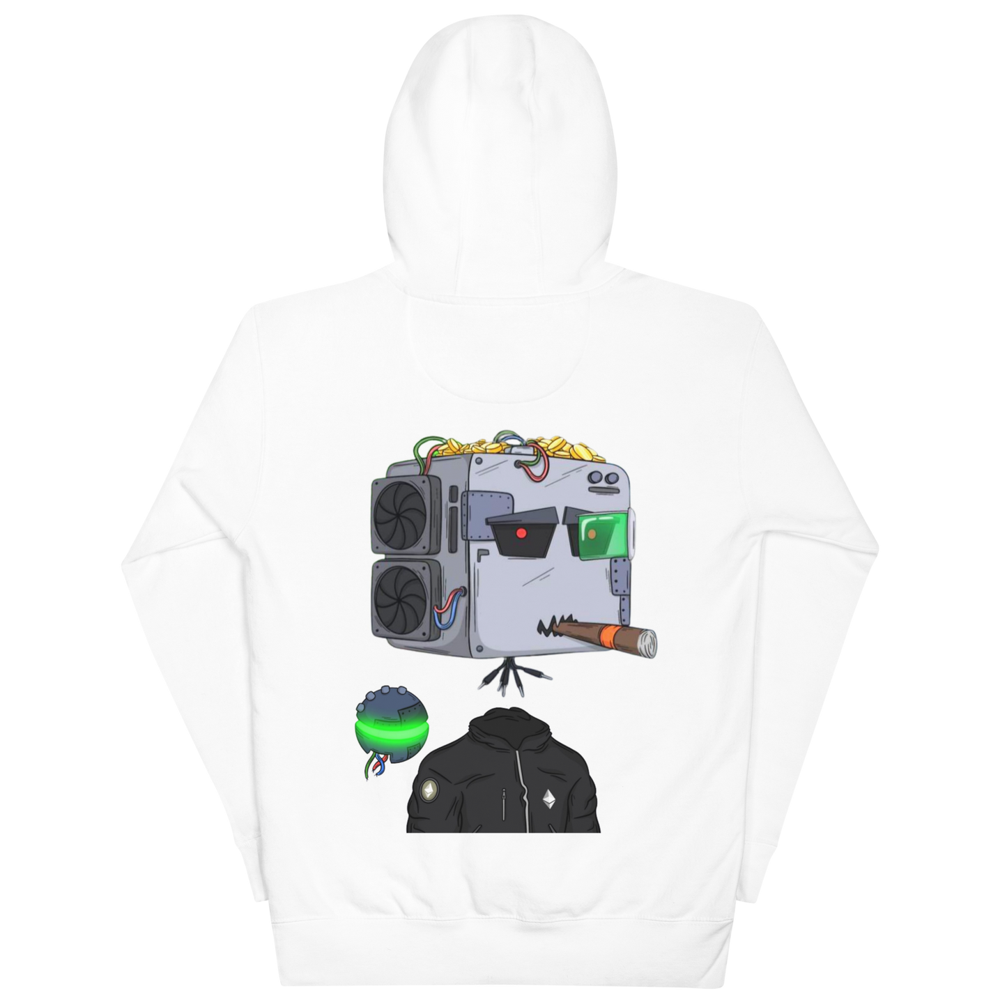 Ace Miners "Stoned Miner" 3D Puff Graphic Hoodie